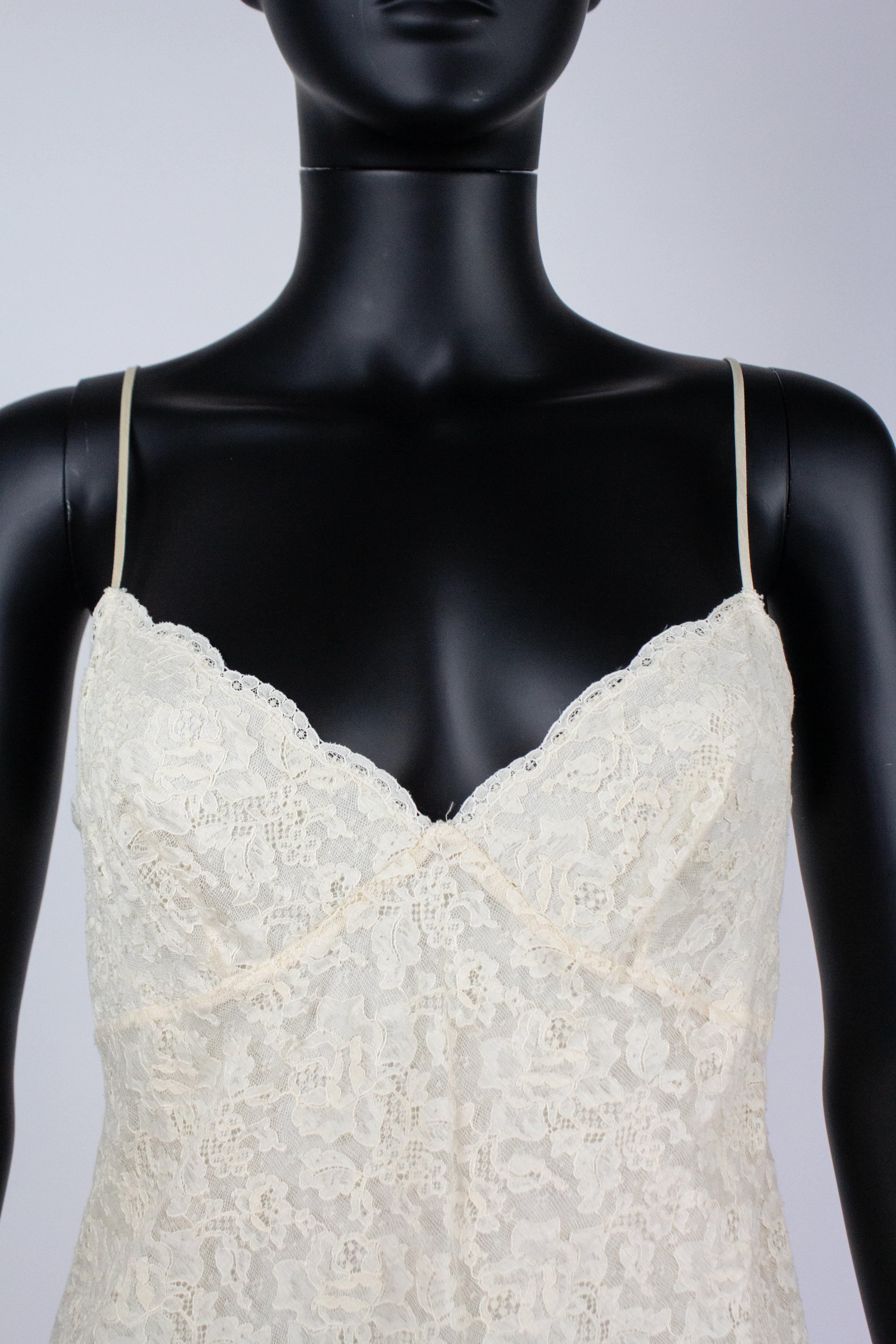 Christian Dior Resort 1998 Lace Mini Dress 2