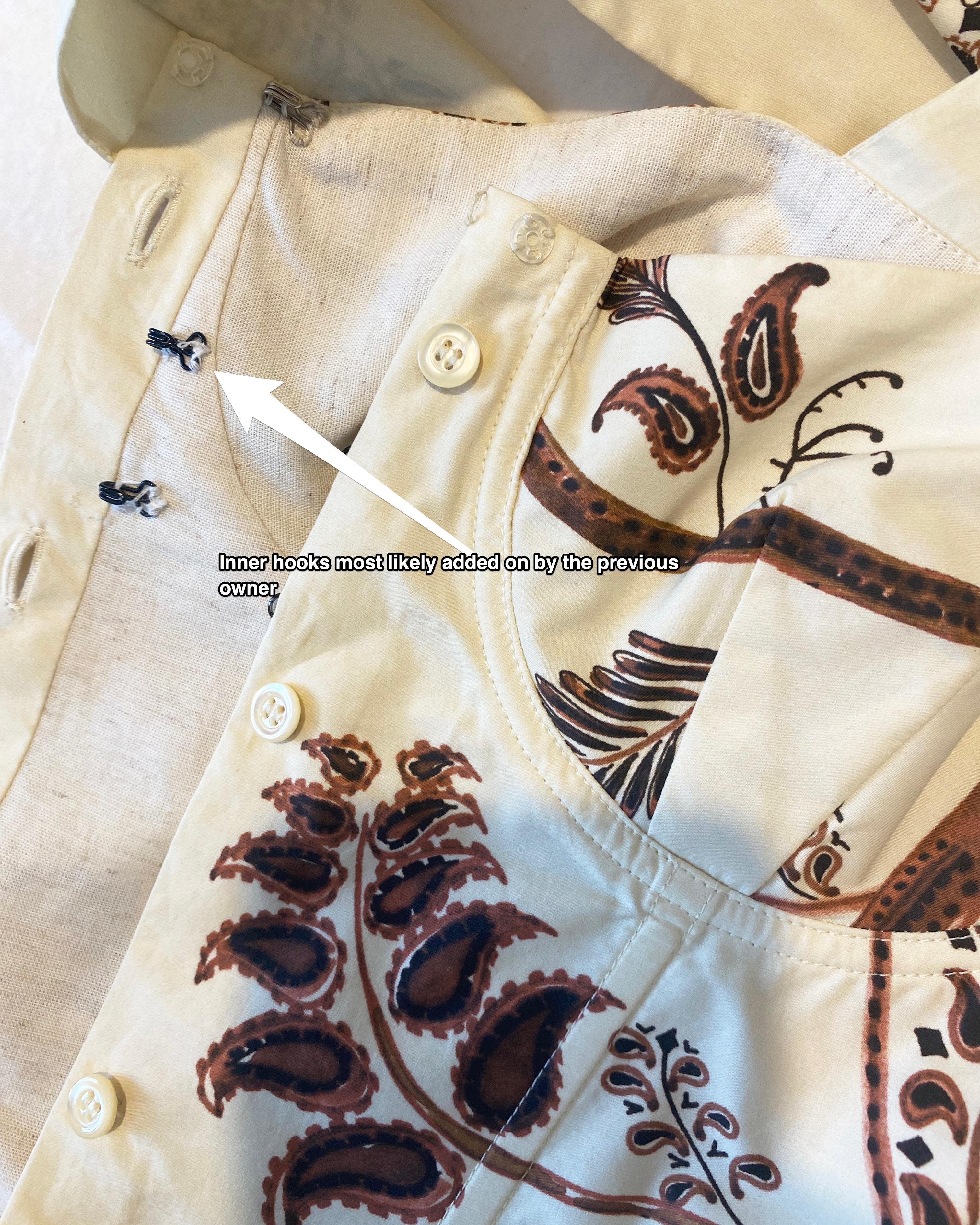 Christian Dior Resort 2018 brown cream floral print corset bustier midi dress  For Sale 6
