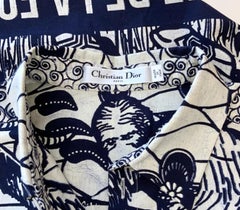 Christian Dior Resort 2020 La Roue de Fortune Cotton Shirt