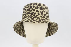 Christian Dior Reversible Oblique Print Cotton Bucket Hat Medium