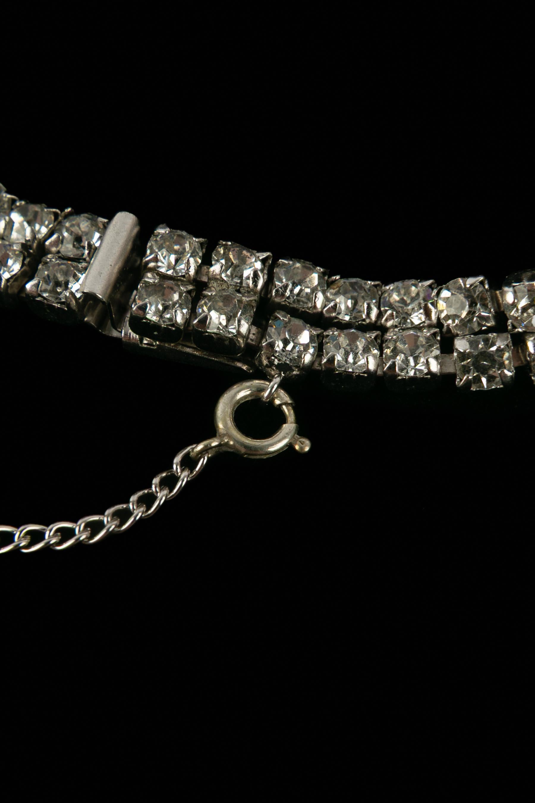 Bracciale con strass di Christian Dior in vendita 6