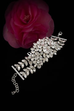 Christian Dior rhinestoned bracelet