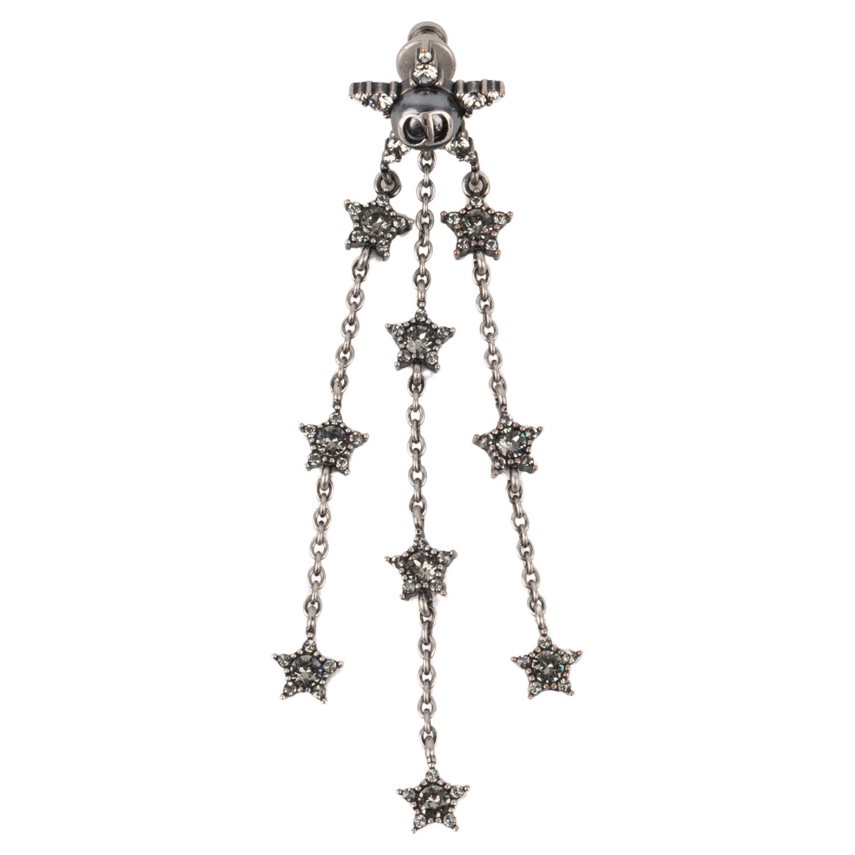 Christian Dior Rhinestoned Earring For Sale