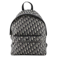 Christian Dior Rider Backpack Oblique Canvas Medium