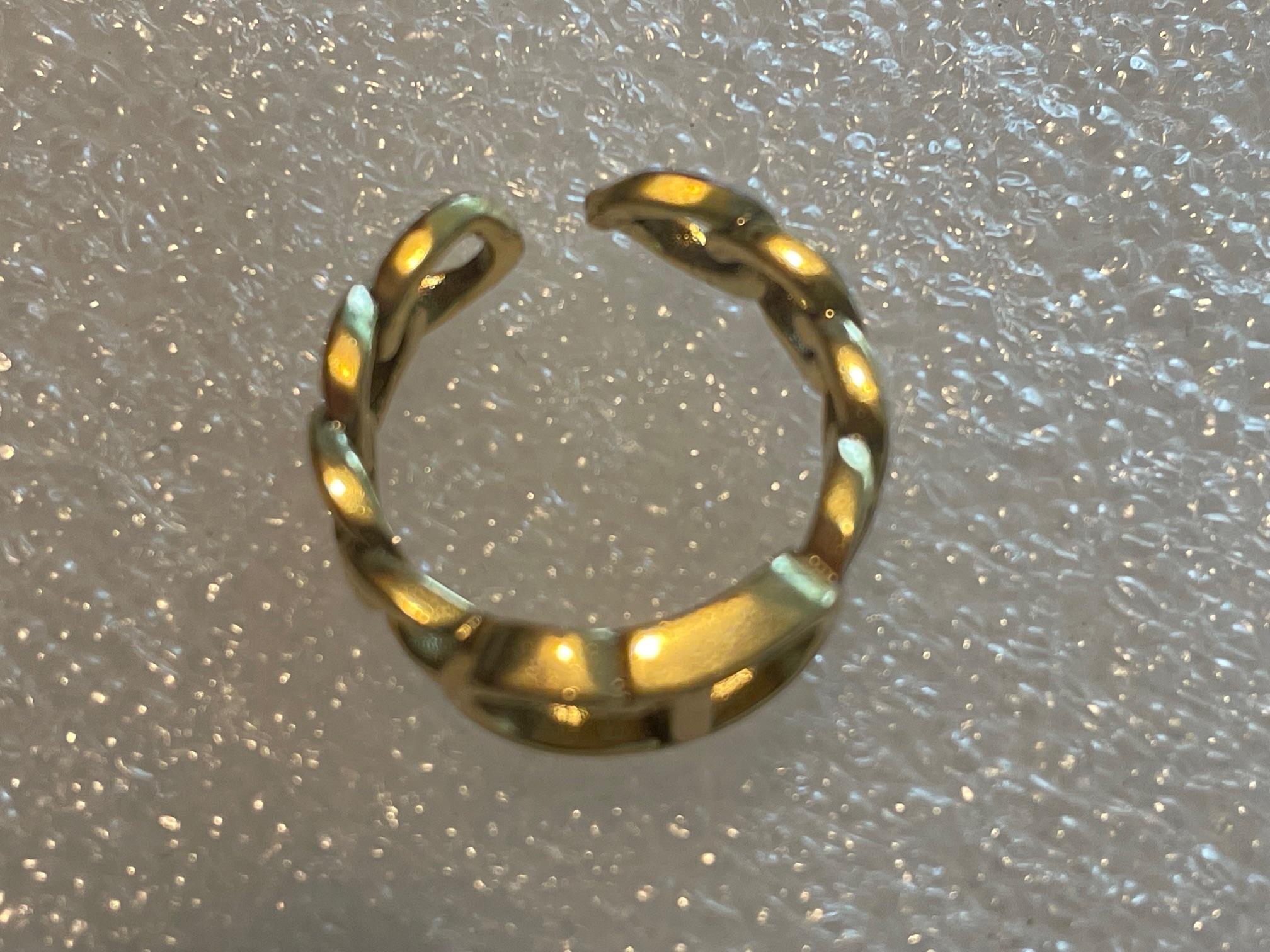 Christian Dior ring model dancer star small size 50 with Dior inscription on the letters CD inside