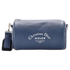 Christian Dior Black Smooth Leather Saddle Pouch Belt Bag at 1stDibs