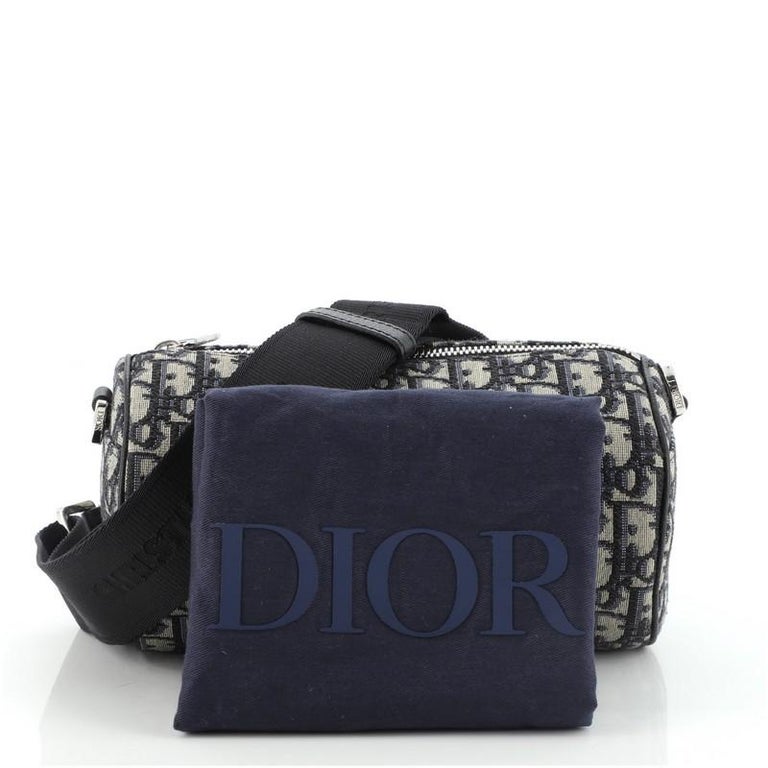 Christian Dior Roller Messenger Bag Oblique Canvas at 1stDibs