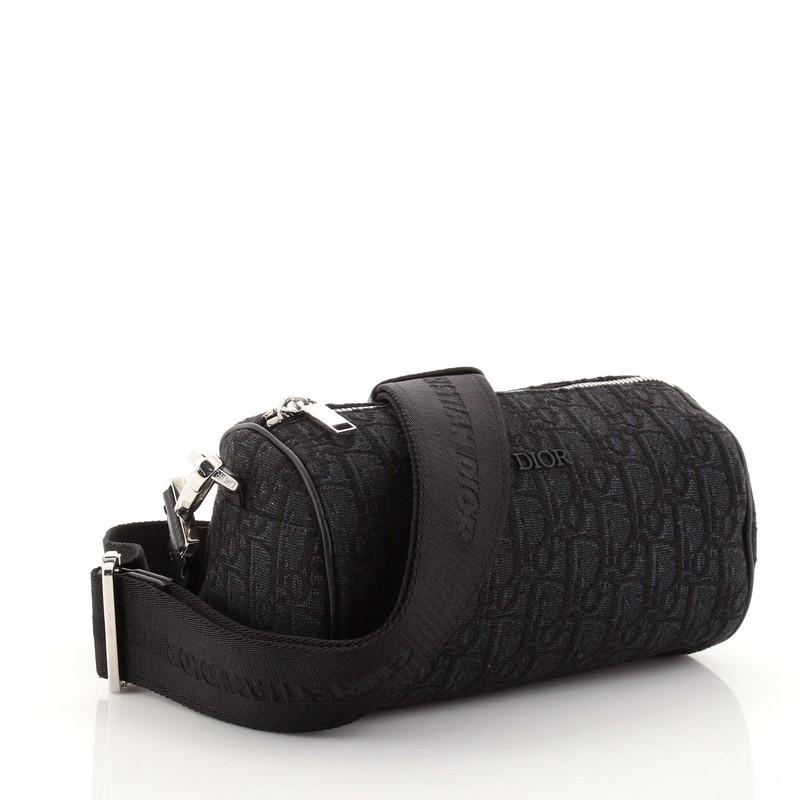 dior roller messenger bag black