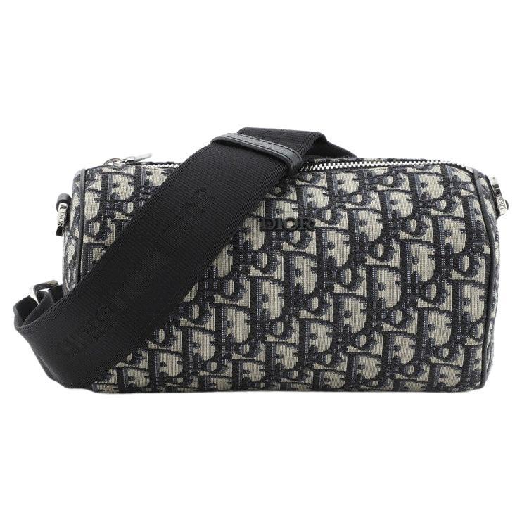 RARE Christian Dior Navy Roller Messenger Bag