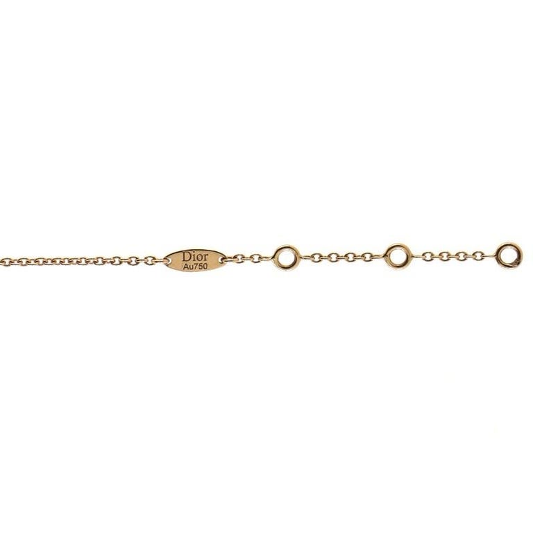 Dior // 18K Rose Gold & Black Onyx Rose Des Vents Bracelet – VSP