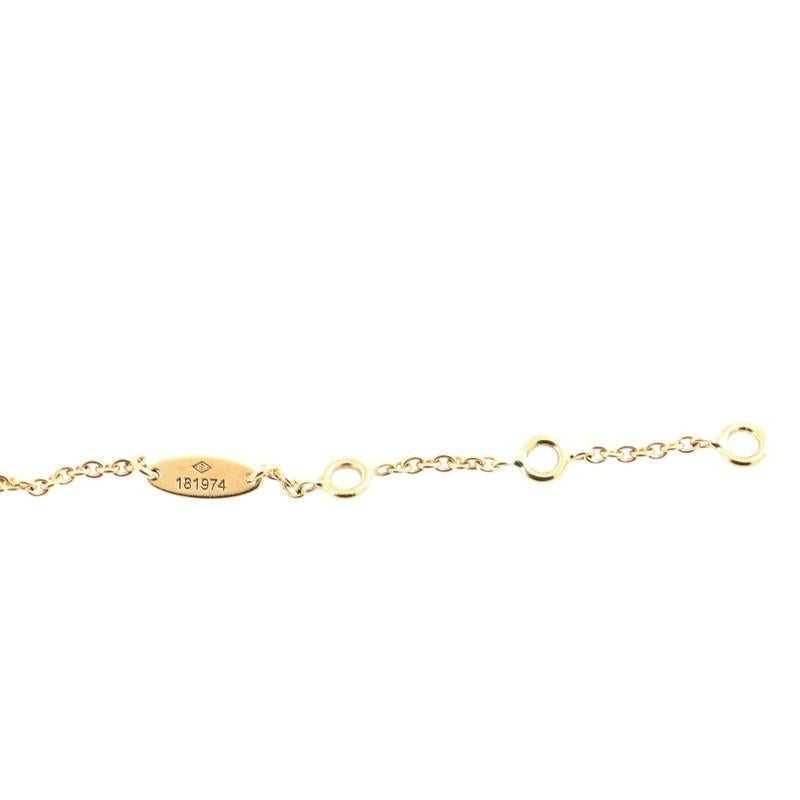 Christian Dior Rose des Vents Bracelet 18K Yellow Gold with Diamond In Good Condition In New York, NY