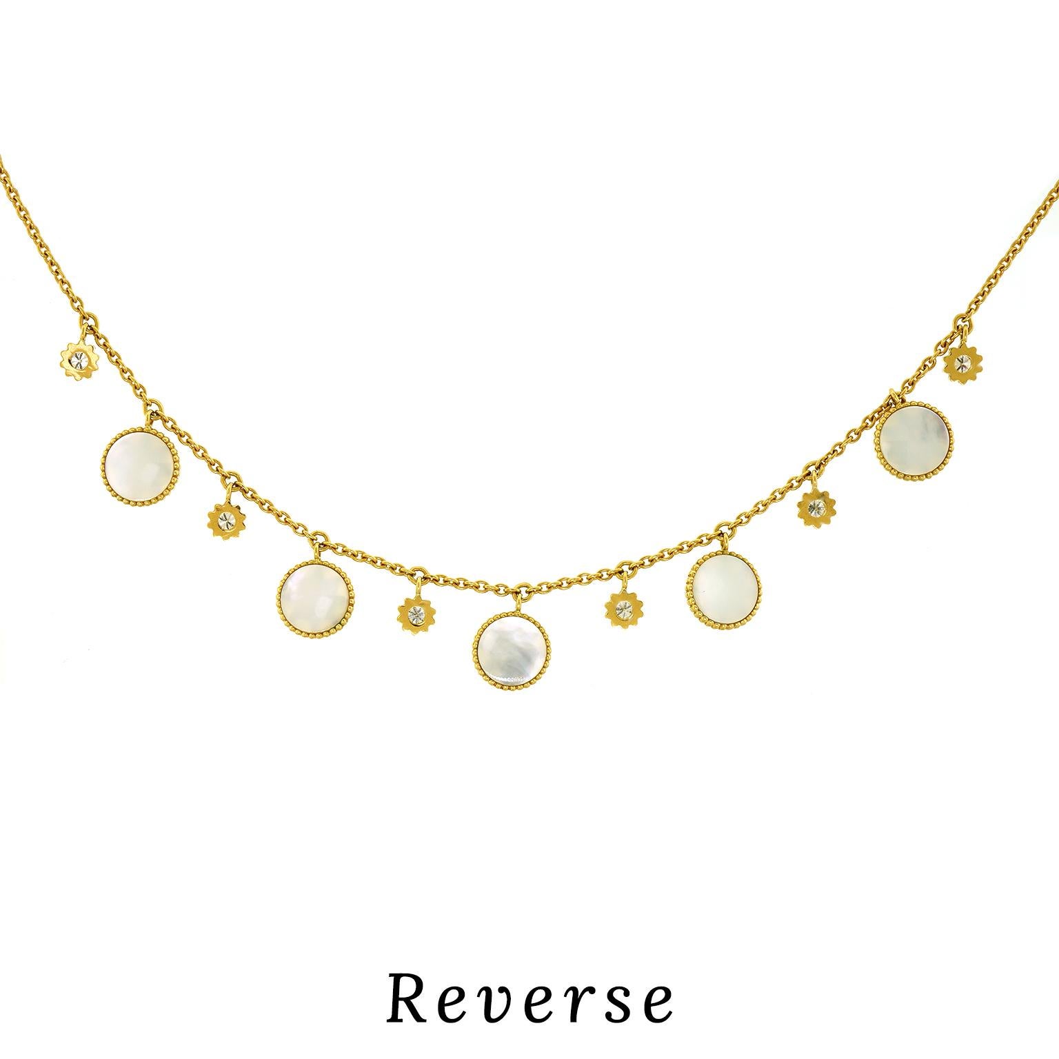 Christian Dior „Rose Des Vents“ Halskette im Angebot 2
