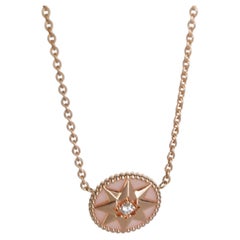 Christian Dior Rose Gold Opal and Diamond Rose Des Vents Pendant