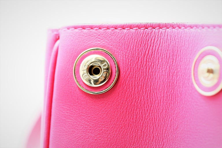 Christian Dior Rose Sorbet Calfskin Leather Shoulder Bag For Sale at ...