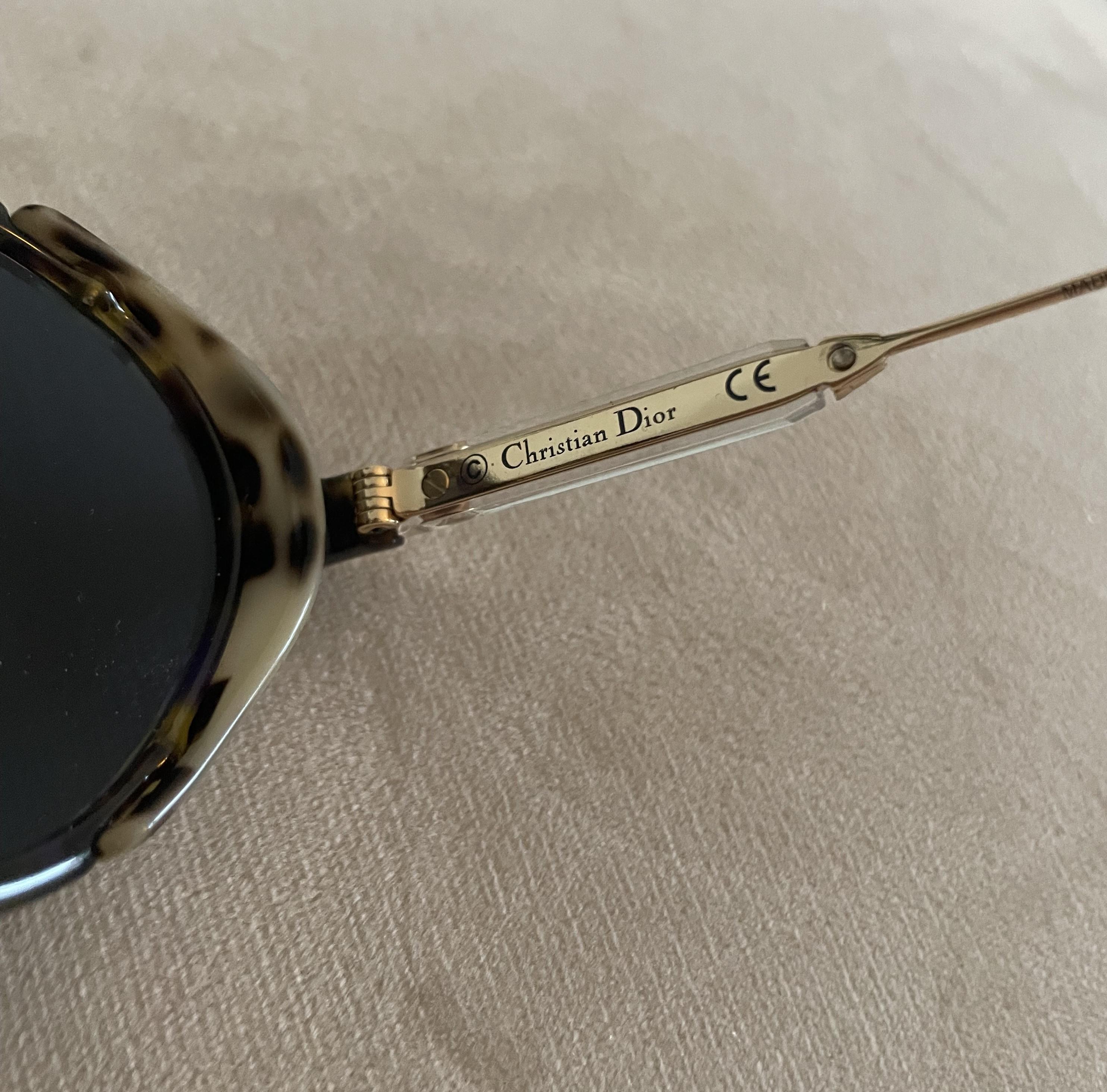 Christian Dior Round Sunglasses Dior Umbrage 52mm For Sale 7