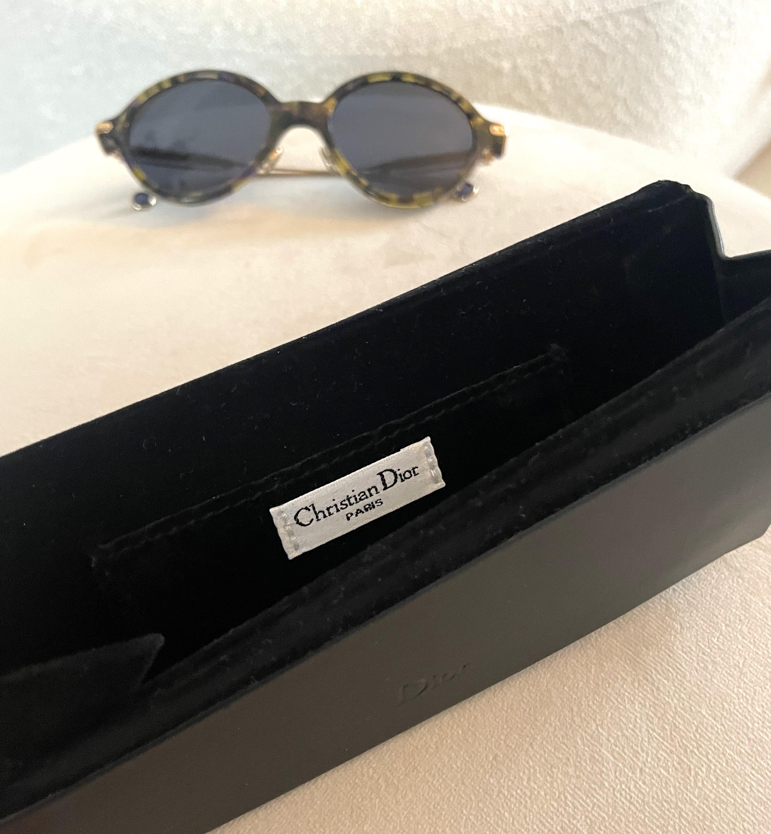 Christian Dior Round Sunglasses Dior Umbrage 52mm For Sale 8