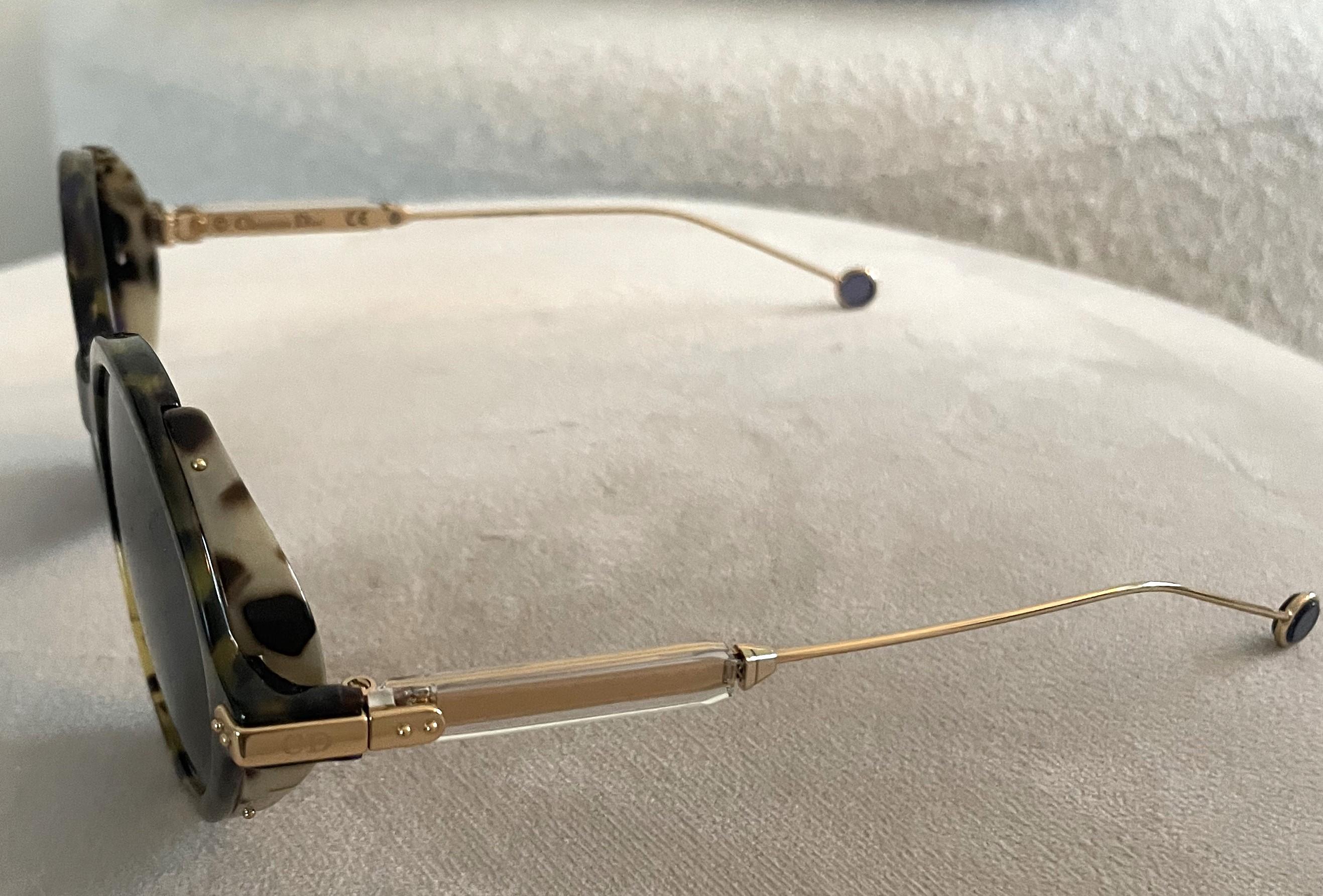 Christian Dior Round Sunglasses Dior Umbrage 52mm For Sale 2
