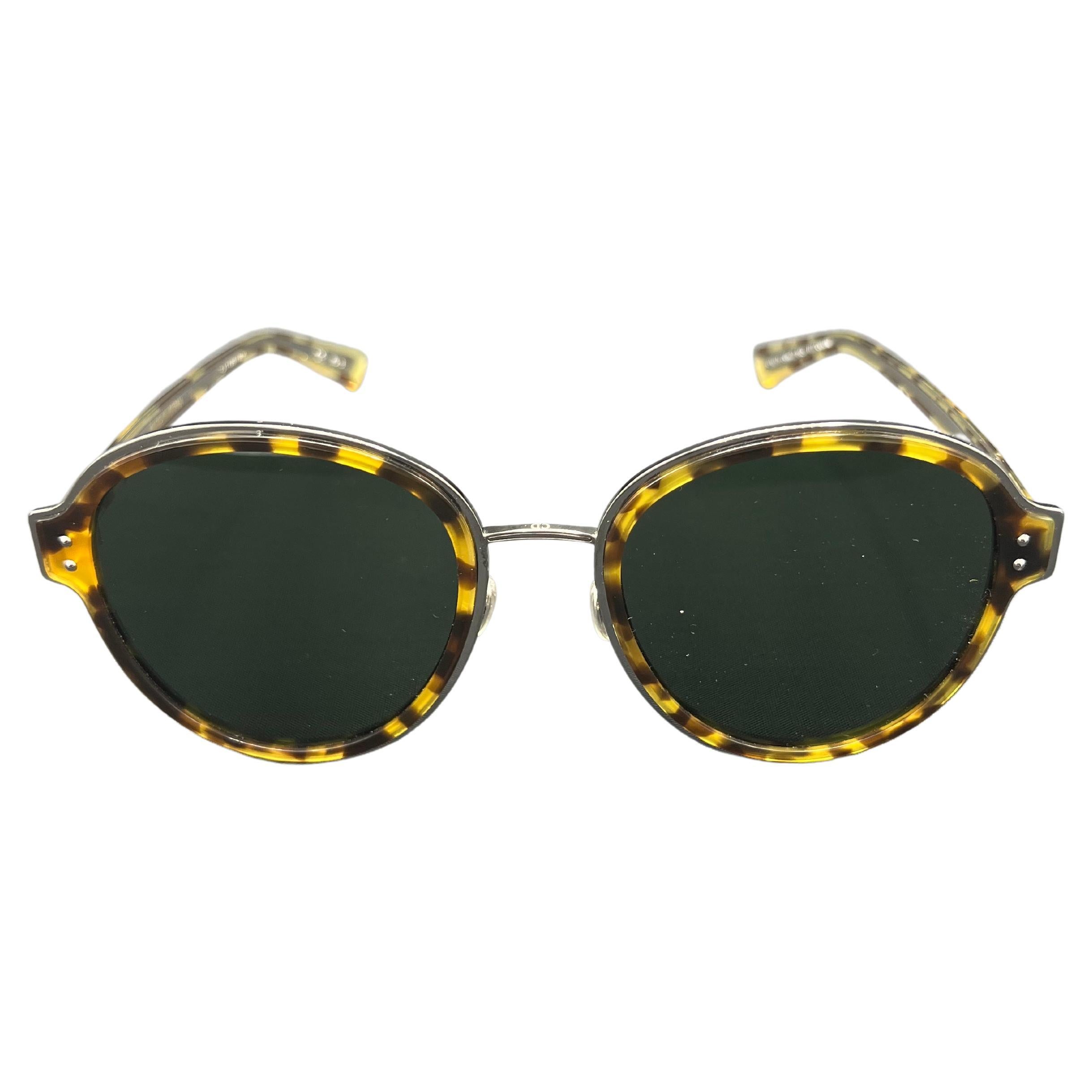 Christian Dior Round Tortoise Sunglasses For Sale