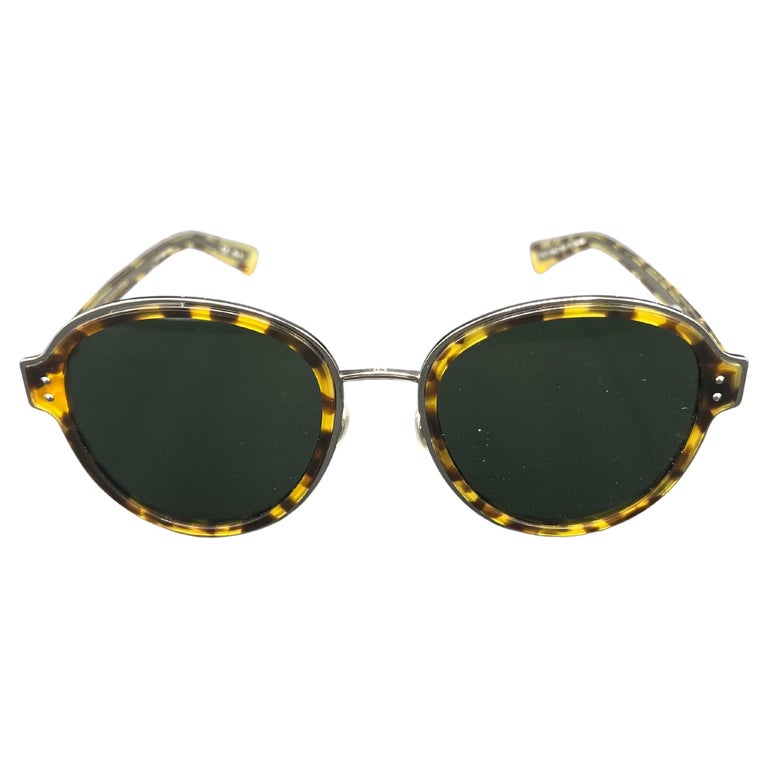 Christian Dior Round Tortoise Sunglasses For Sale at 1stDibs