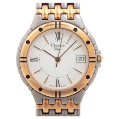 Christian Dior Round Two-toned Quartz Watch