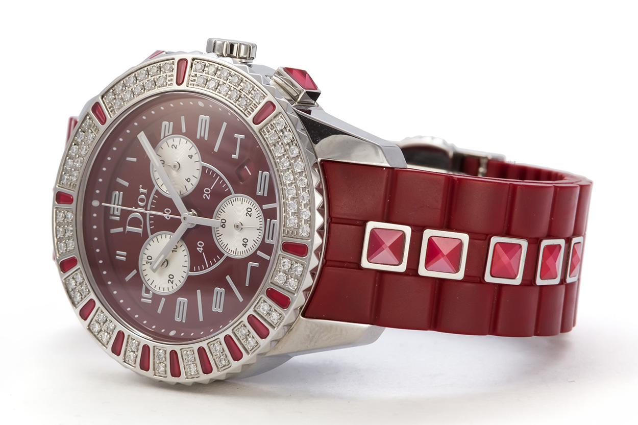 dior red watch