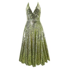 Christian Dior Runway/Editorial Gold Mirrored Dress Spring/Summer 2018 Size 36FR