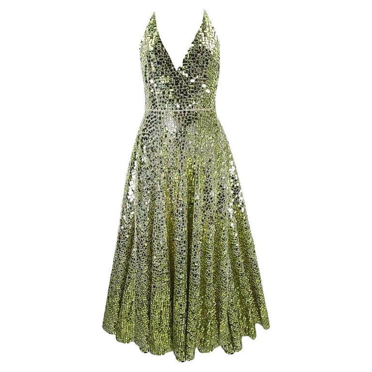 slim fit dress slacks Olympia Gold Metallic Pleated One Shoulder Gown