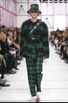 Christian Dior Runway Fluffy Mohair Cardi Jacket