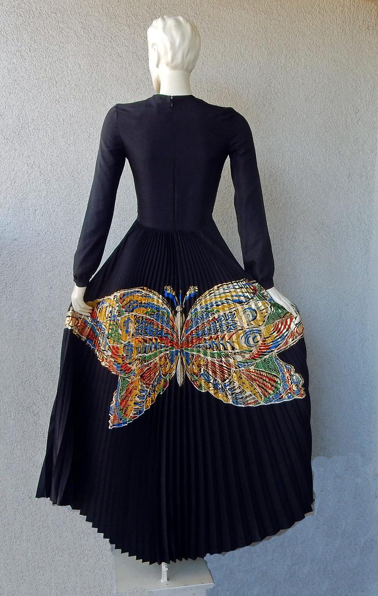 Christian Dior Runway Gilded Butterfly Evening Dress For Sale at 1stDibs christian dior dress
