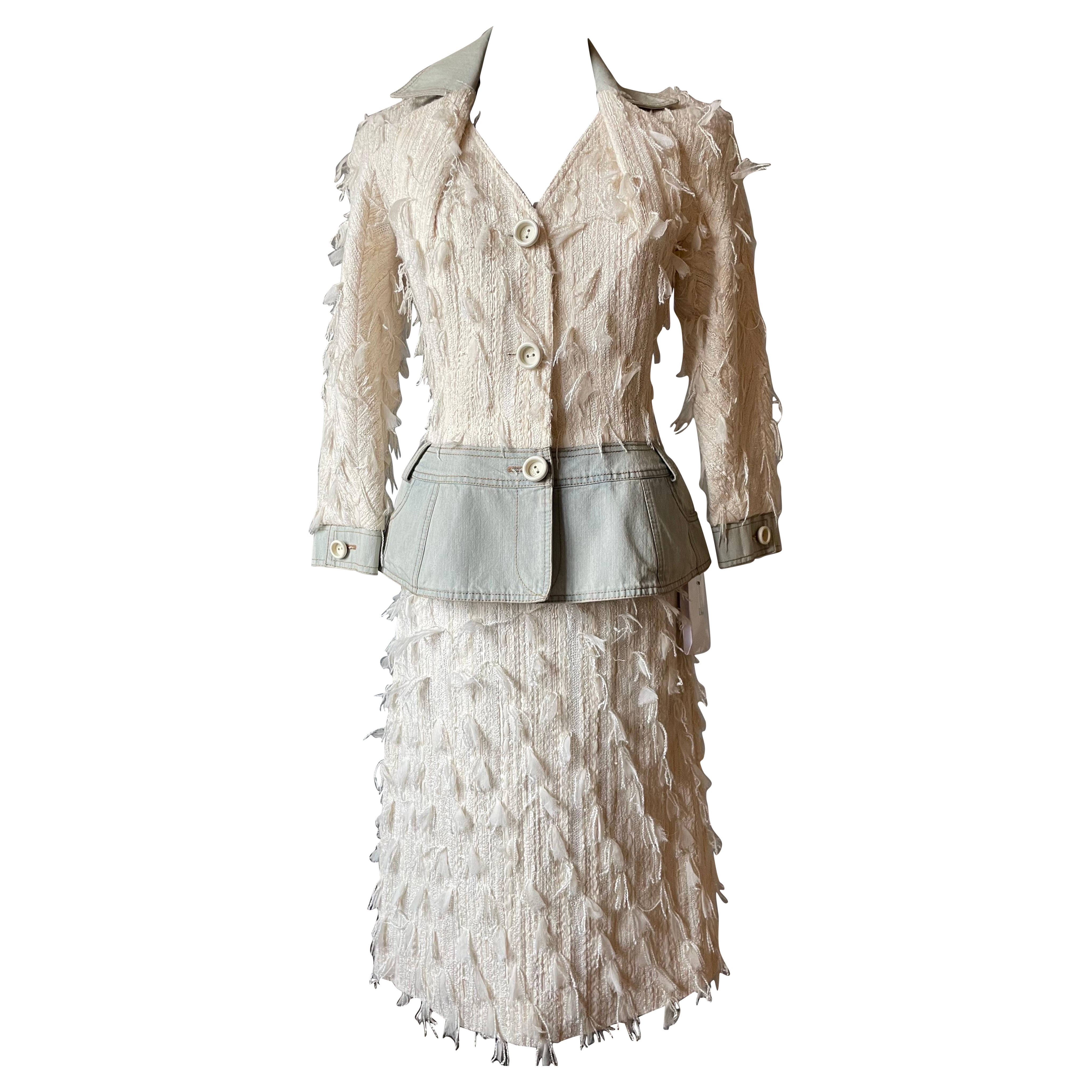 CHRISTIAN DIOR Runway suit 2005 For Sale