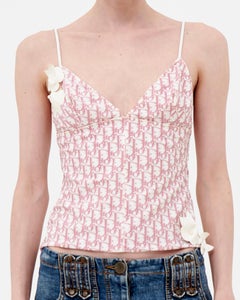 Top monograma rosa "Girly" Christian Dior S/S 2004