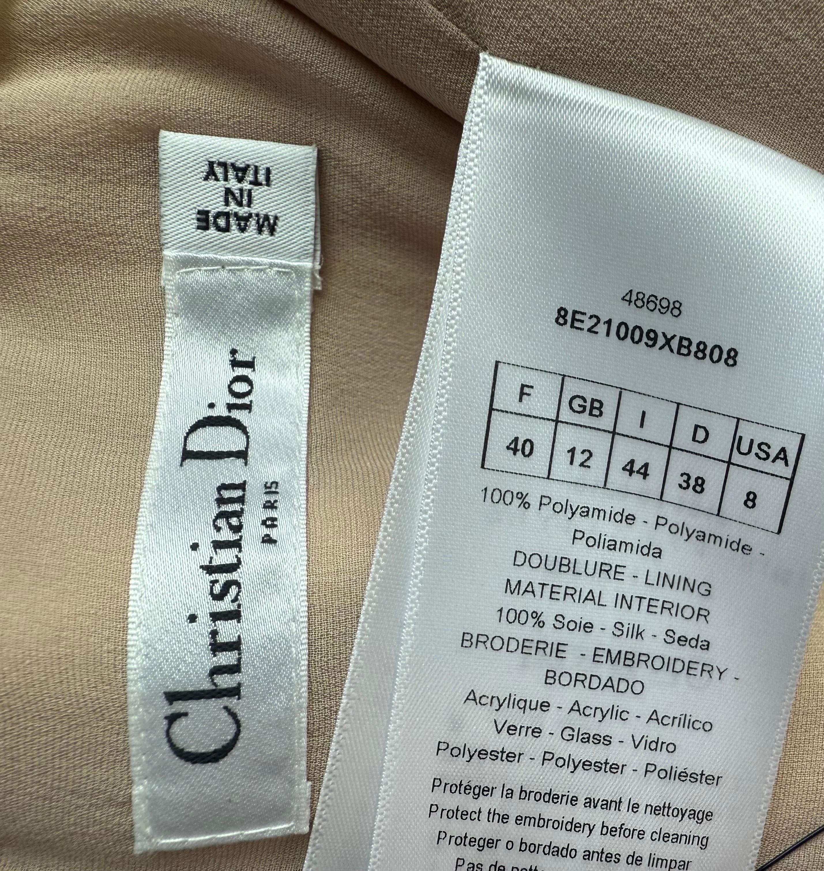 Christian Dior S/S 2018 Runway Embellished Mirror Logo Pink Jumpsuit Romper For Sale 12