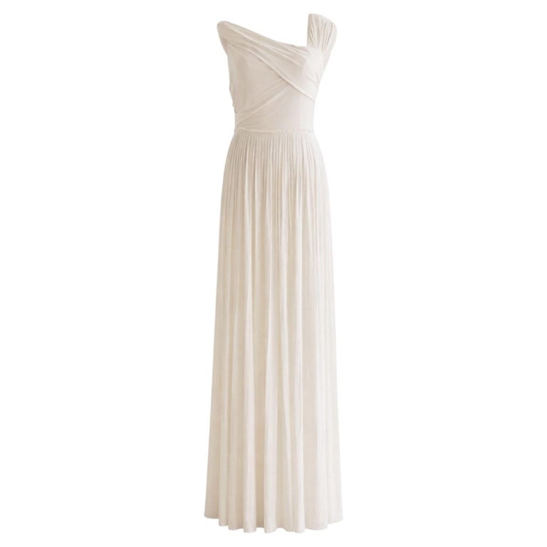 white grecian cocktail dress White Grecian Dress
