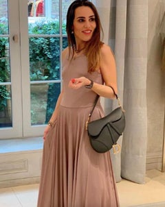 Christian Dior S/S 2019 Mauve Pink Ballet Dancer Tank Midi Dress