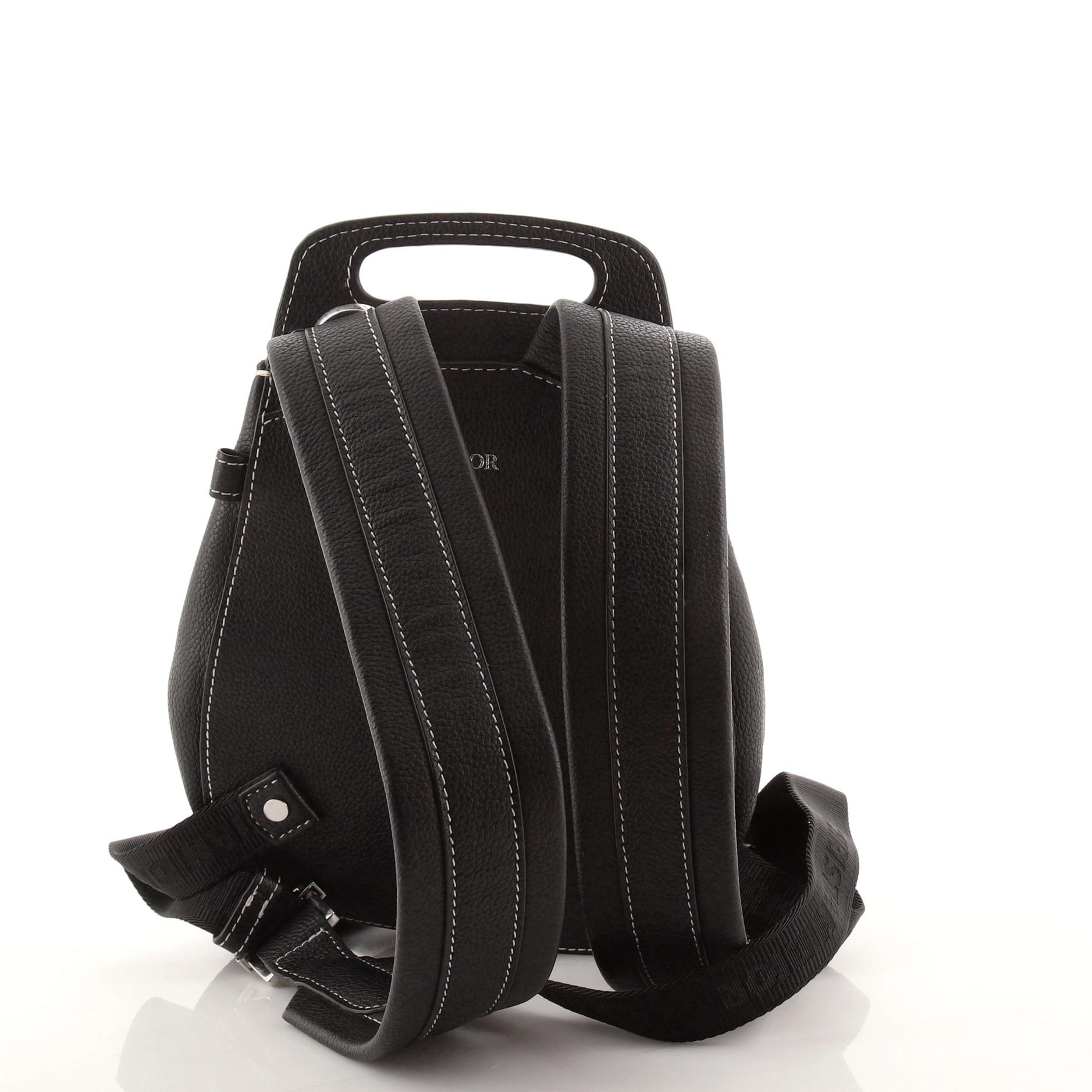 dior saddle backpack mini