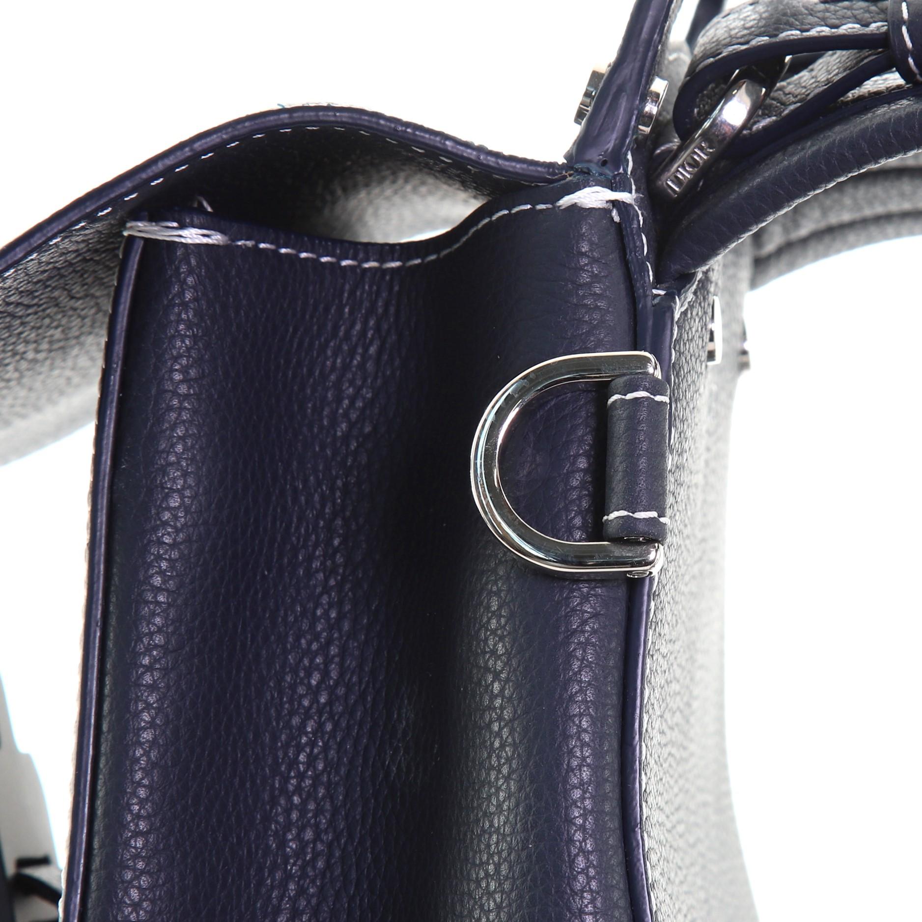 Christian Dior Saddle Backpack Leather Mini 2