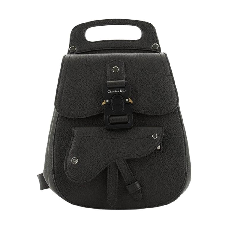 christian dior mini backpack Christian Dior Saddle Backpack Leather Mini at 1stDibs