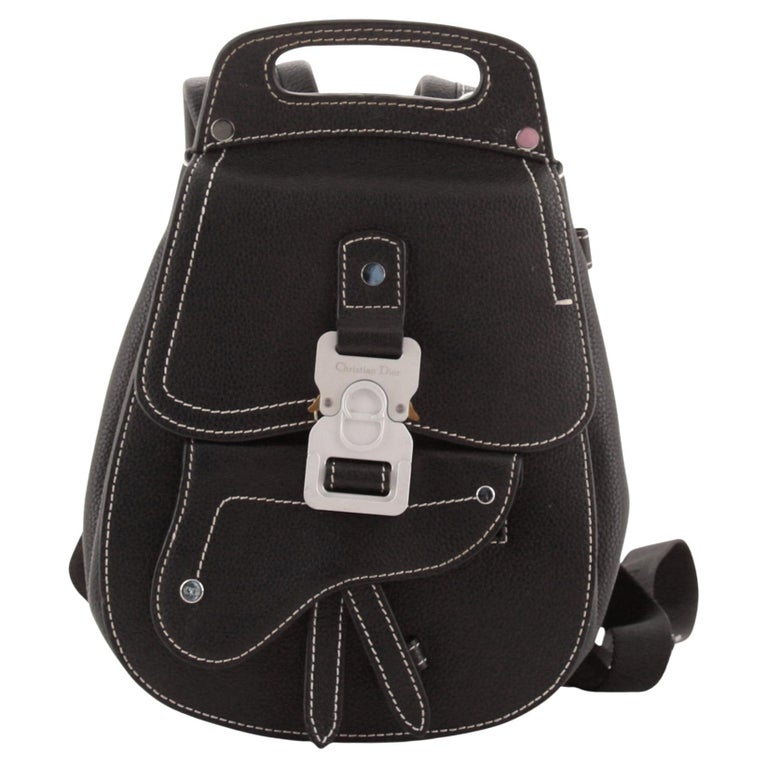 Christian Dior Saddle Backpack Leather Mini at 1stDibs