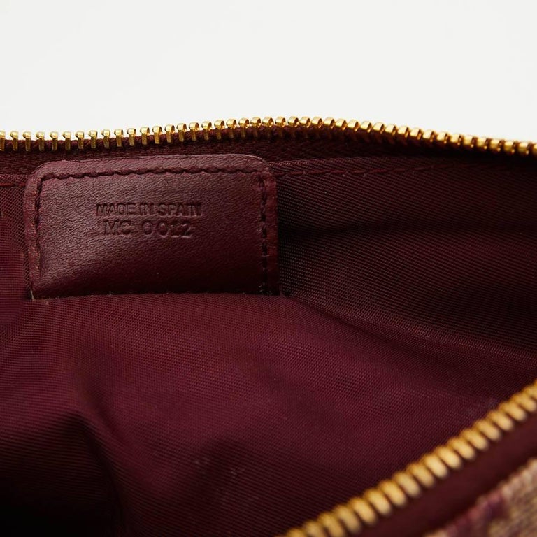 CHRISTIAN DIOR 'Saddle' Bag in Bordeaux Monogram Canvas at 1stDibs christian dior saddle bag