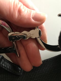 CHRISTIAN DIOR Saddle bag vintage oblique monogram
