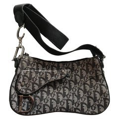 CHRISTIAN DIOR Sac à main vintage monogramme oblique