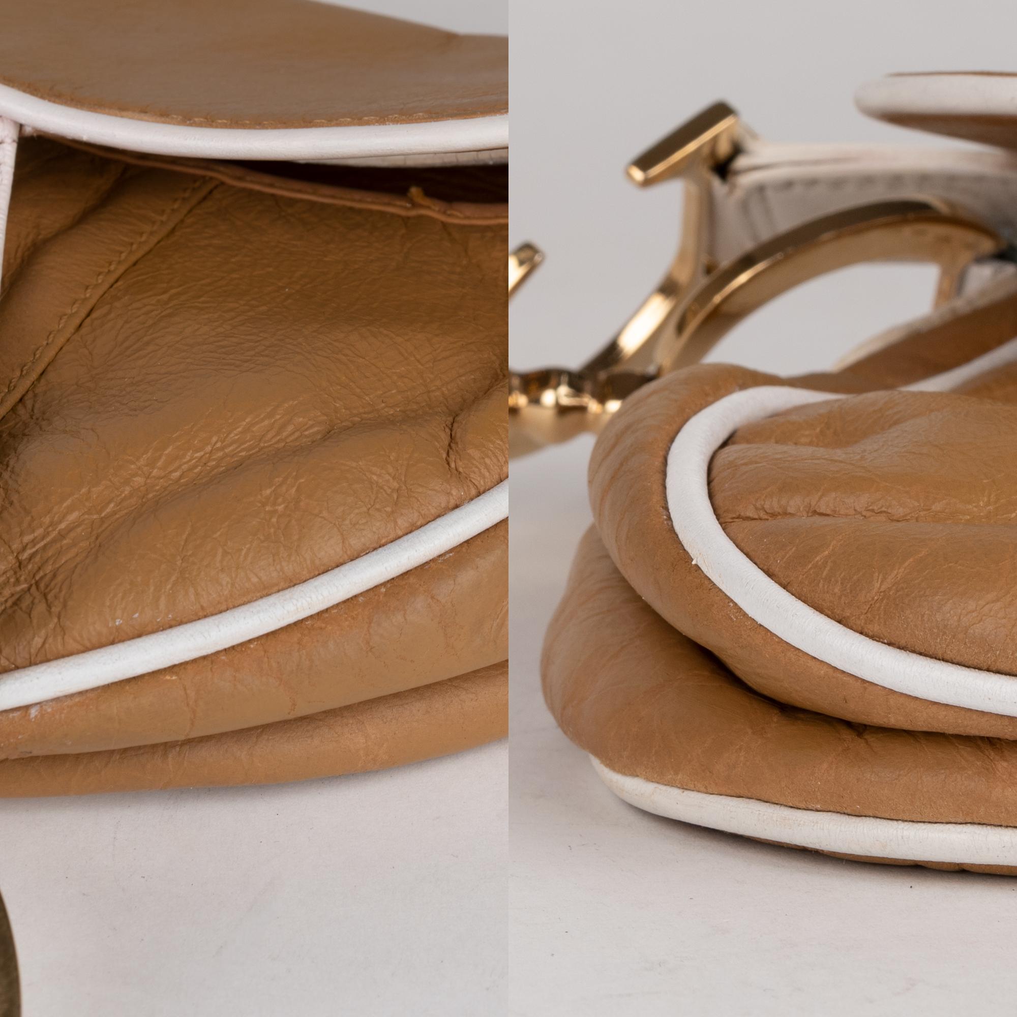Christian Dior Saddle Beige Leather Bag 2