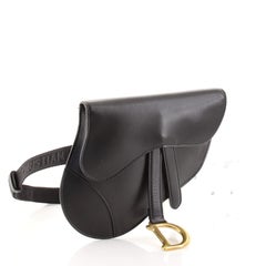 Christian Dior Saddle Belt Bag Leather