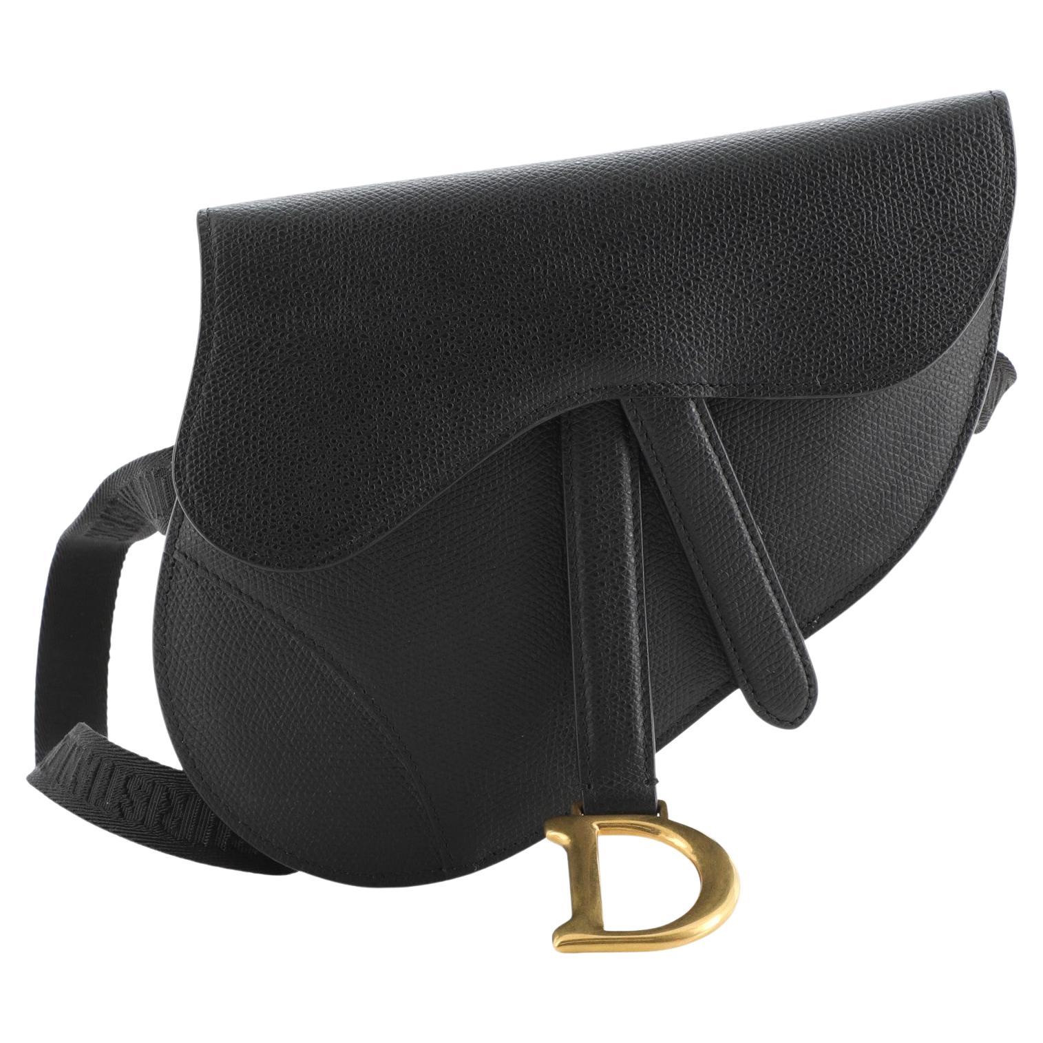 Christian Dior Saddle Belt Bag Leather