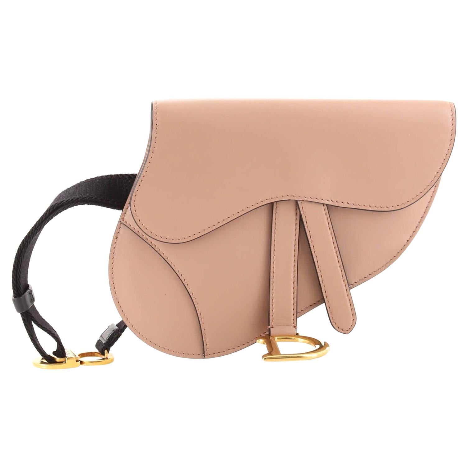 Christian Dior Saddle Belt Bag Leather