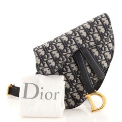 Christian Dior Saddle Belt Bag Oblique Canvas