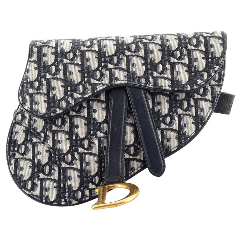 Christian Dior Saddle Belt Bag Oblique Canvas at 1stDibs