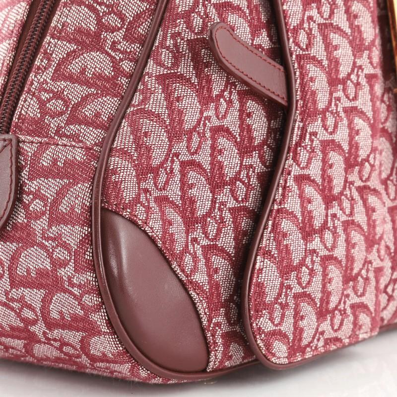 Christian Dior Saddle Bowler Bag Diorissimo Canvas Medium 4