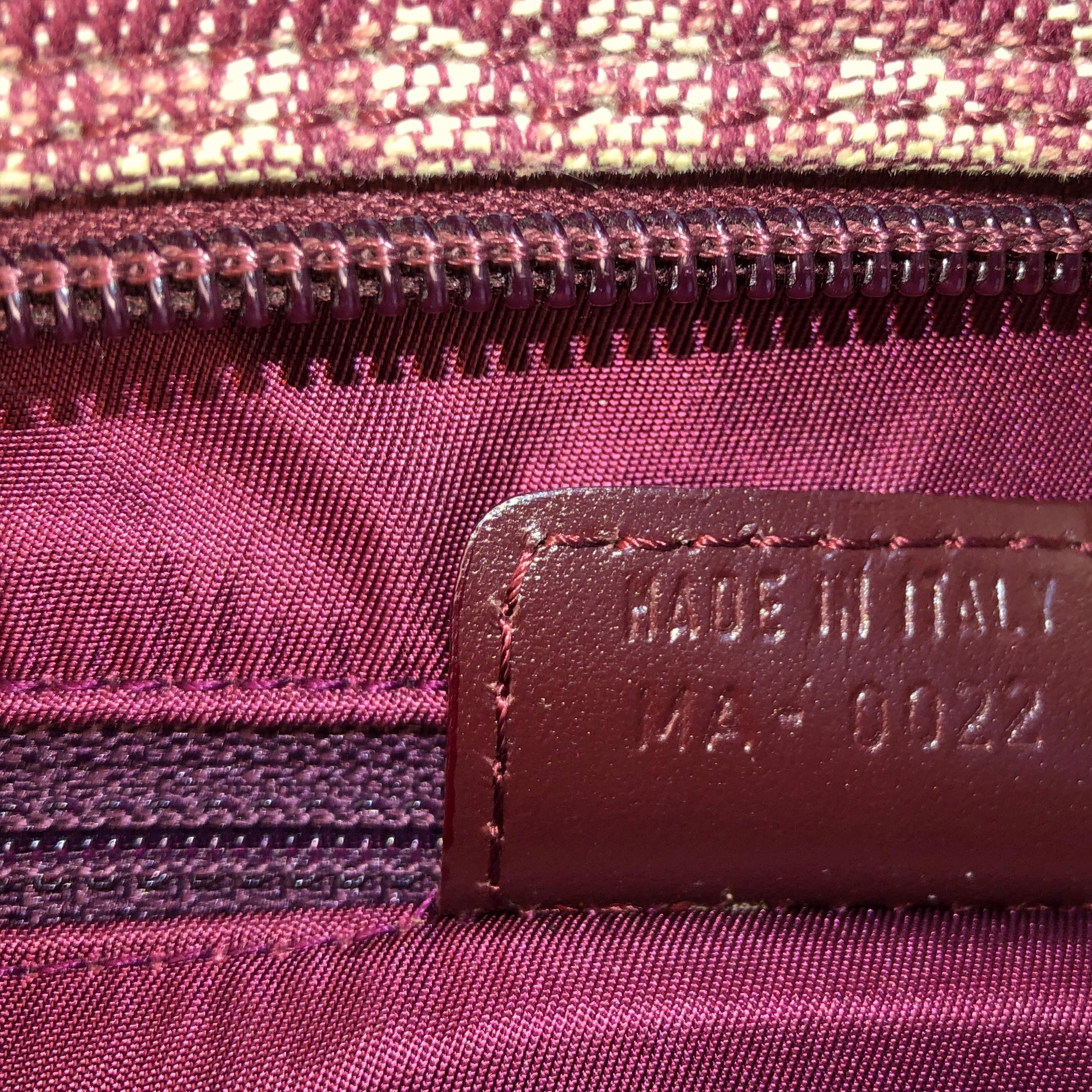 Christian Dior Saddle Bowler Bag Diorissimo Canvas Medium 6