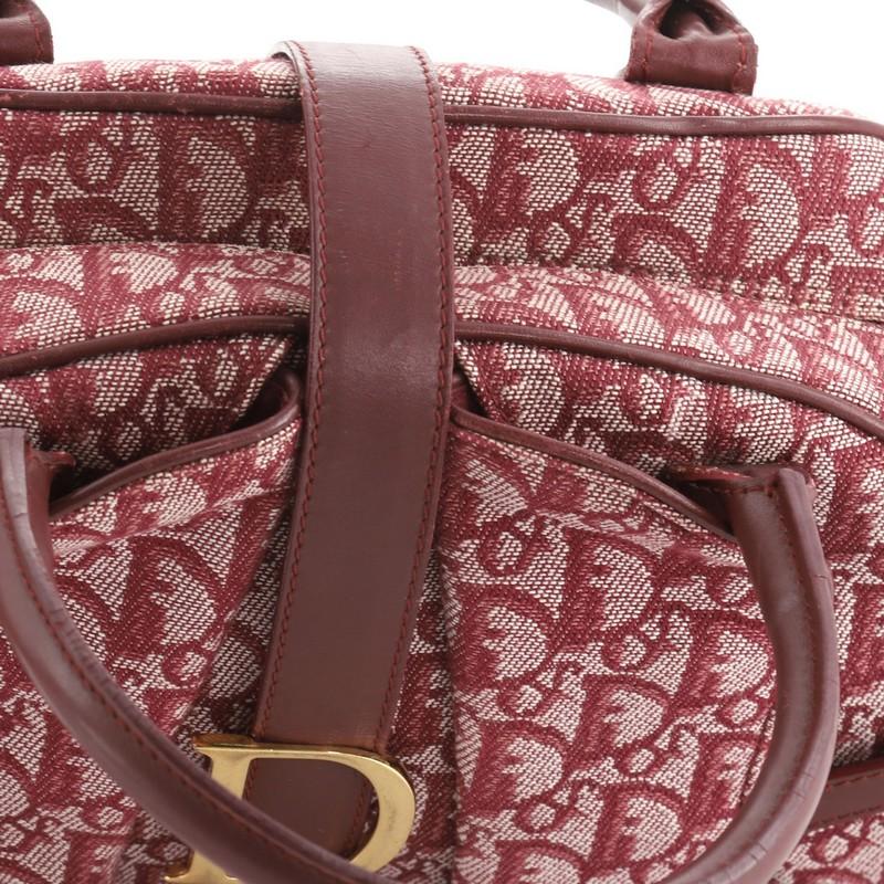 Christian Dior Saddle Bowler Bag Diorissimo Canvas Medium 2